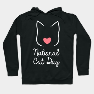 national cat day Hoodie